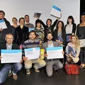 Les lauréats de l'appel à projet lors de la remise des prix.
