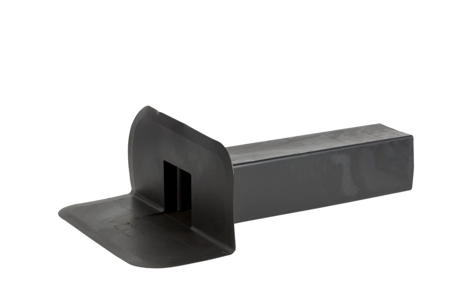 évacuation d'eau pluviale horizontale 100 x 100 mm, longueur 425 mm