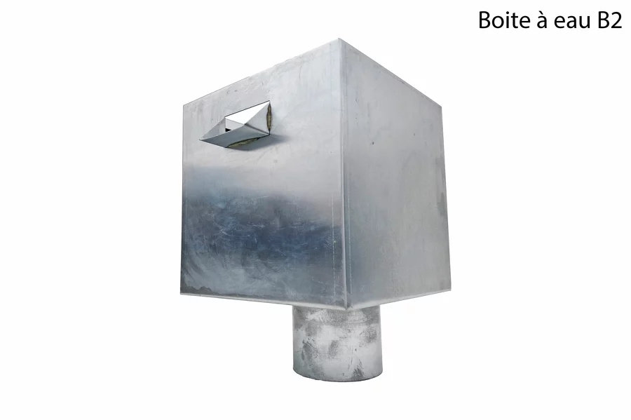 Boite à eau destockage B2 - dos déformé, rayures