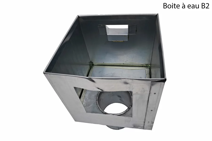 Boite à eau destockage B2 - dos déformé, rayures