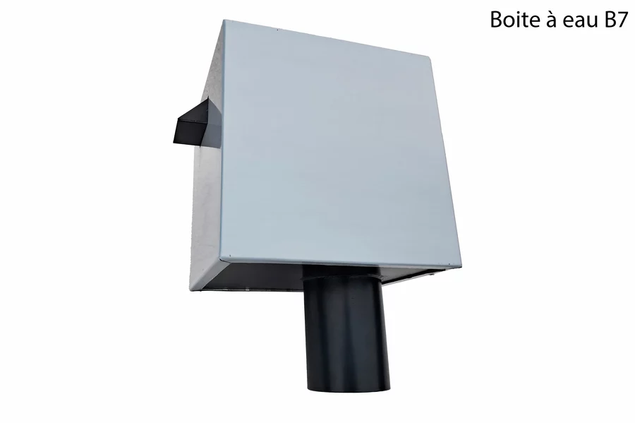 Boite à eau destockage B7 : pas de pré-perçage au dos