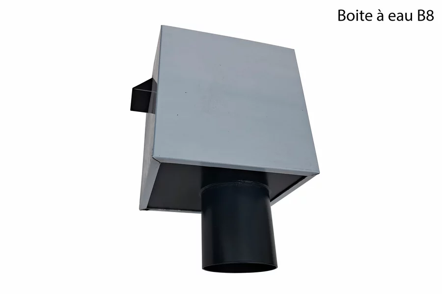 Boite à eau destockage B8 : pas de pré-perçage au dos