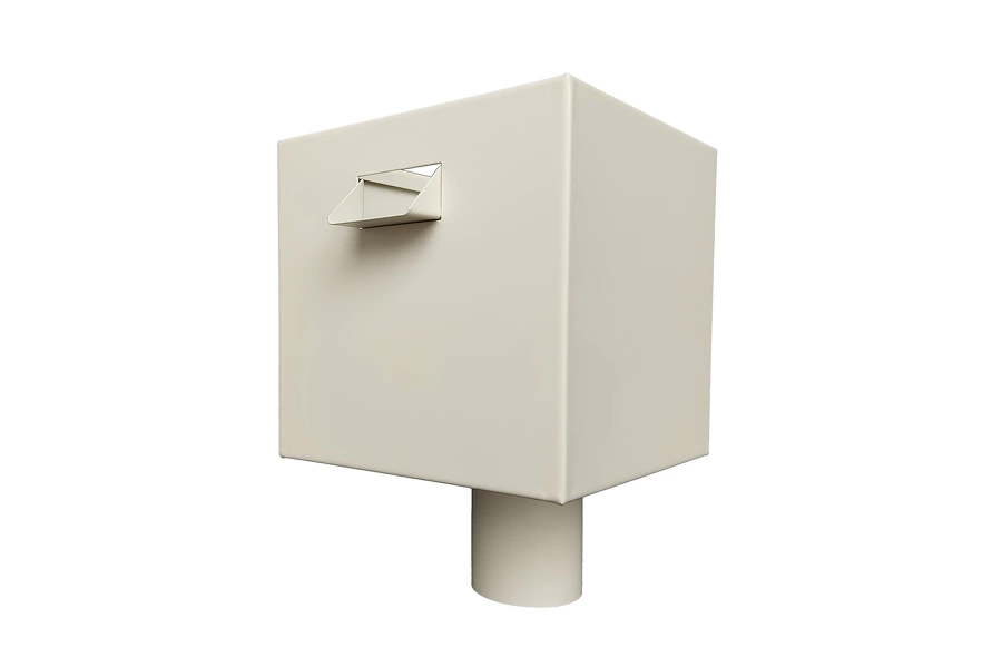 Boite à eau RAL 1013 blanc perle aussi appelé ton pierre