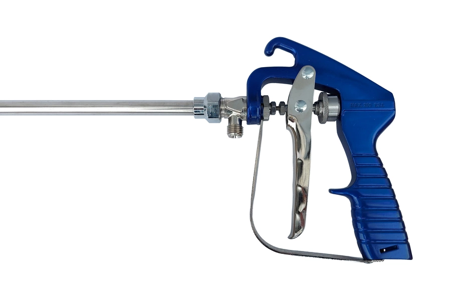 Détail poignée du pistolet à colle pour bombonne EPDMgrip