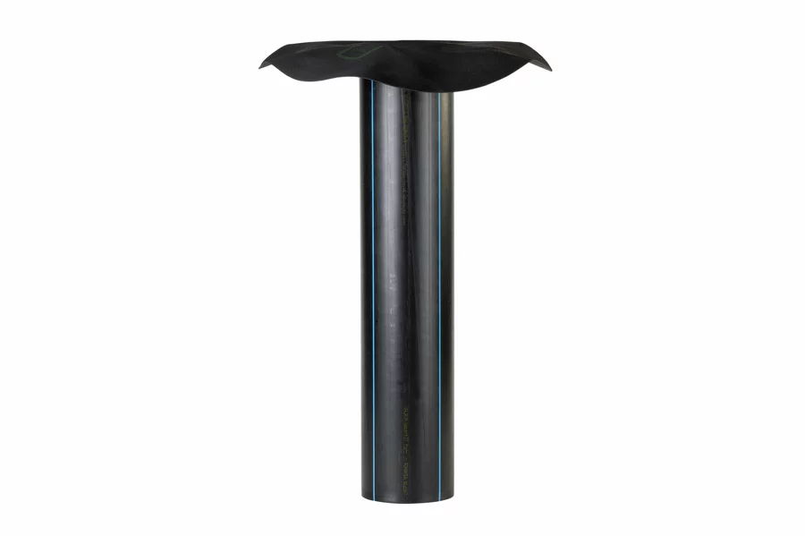 évacuation d'eau pluviale verticale 125 x 500 mm