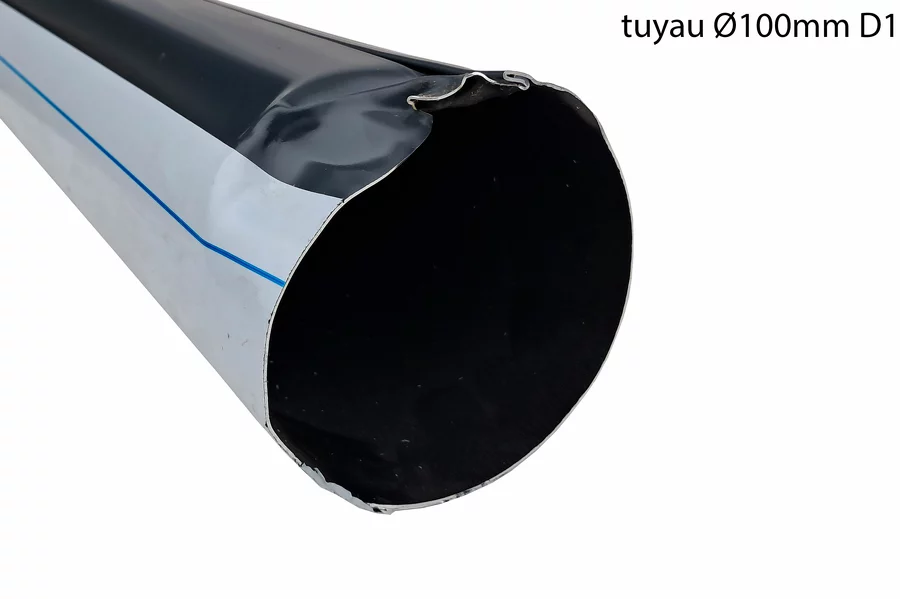  tuyau descente 100mm destockage D1 extrémités déformées