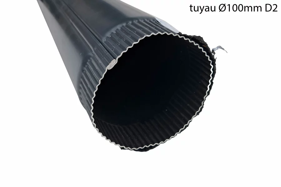  tuyau descente 100mm destockage D2 extrémités déformées et quelques rayures